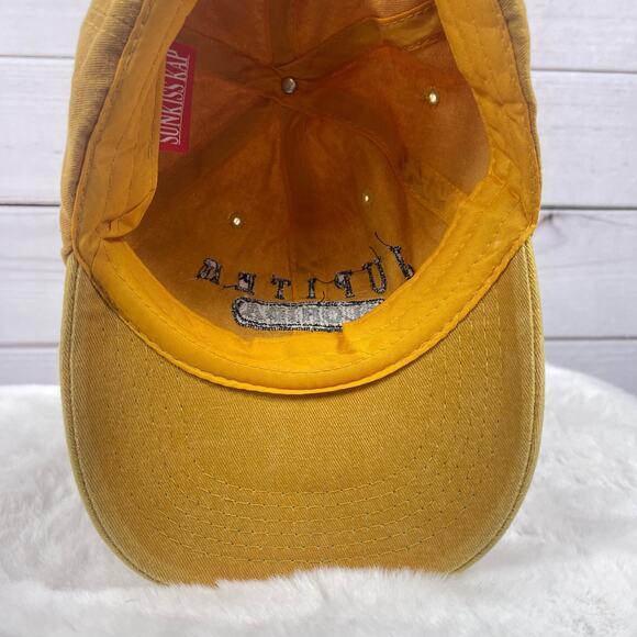 Sunkiss Kap Jupiter Florida USA Yellow Adjustable Hat - Picture 4 of 4